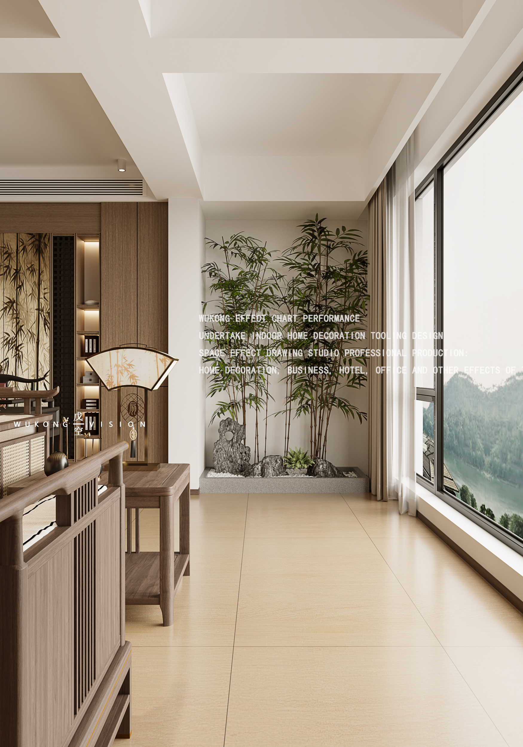 宋氏美学一中式风格一戊空效果图表现-1