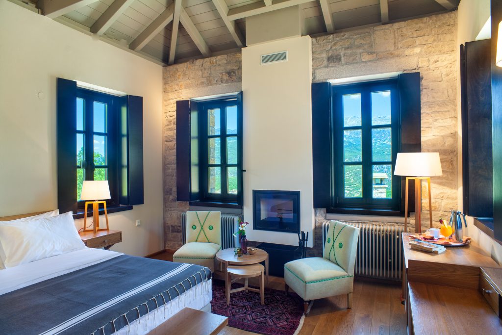 ARISTI MOUNTAIN RESORT室内及部分区域改造项目丨Αρετής Ζουρνατζή建筑工作室-36