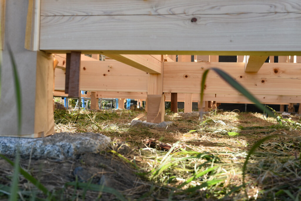 根の上の石場建て８　建前丨水野设计室-81