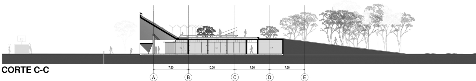 融合景观的圣克拉拉公园 Pavilion in Parque Santa Clara-57