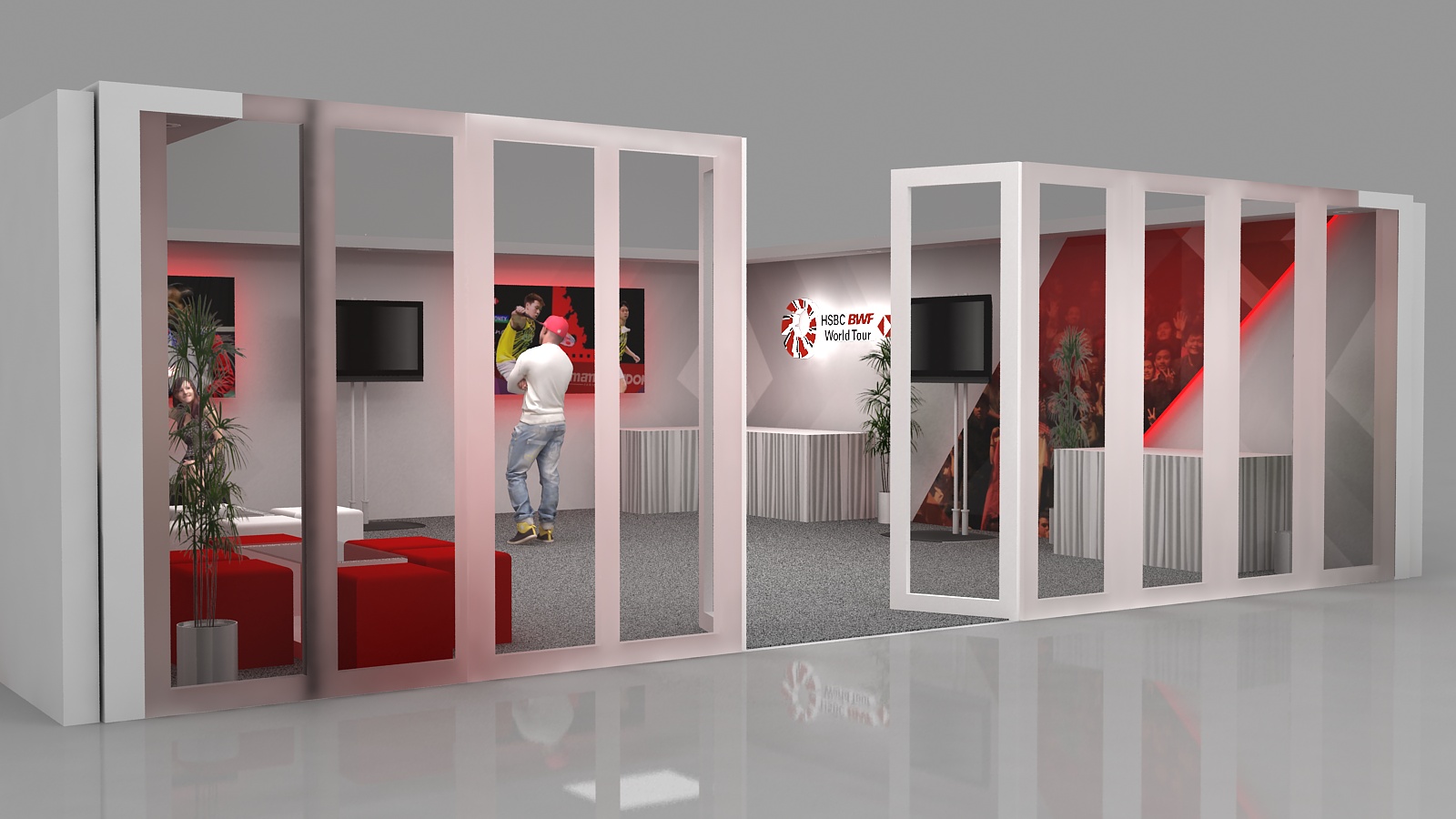 HSBC BWF Booth & Lounge Indo Master & Indo Open 2022-3