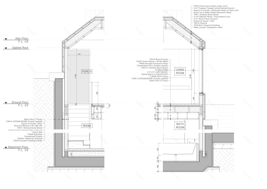 风山之屋丨韩国丨Doojin Hwang Architects-37