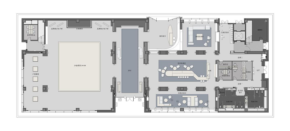 西安西派国际销售厅丨中国西安丨FANST 泛思特设计-50