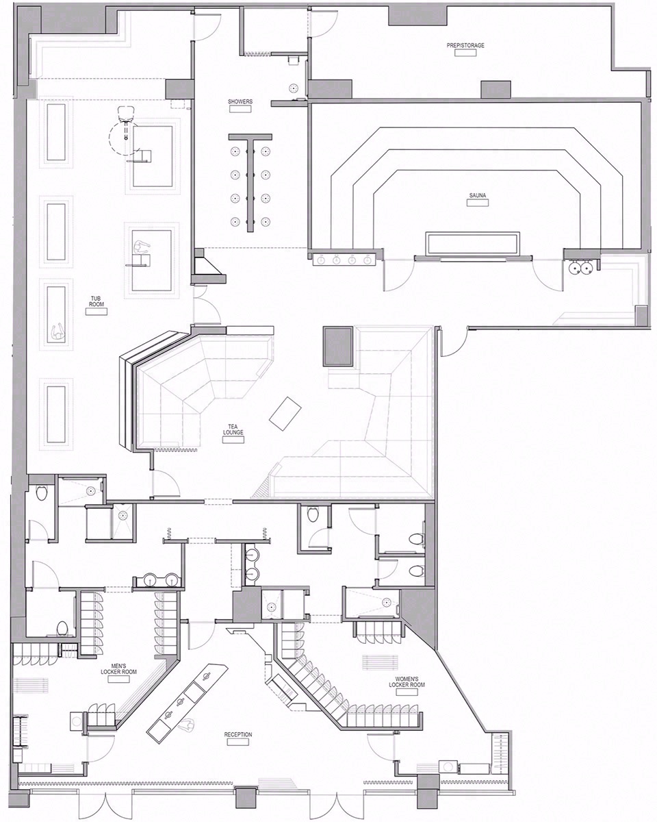 沉浸式社交桑拿和冰浴体验店丨美国纽约丨Futurestudio-51