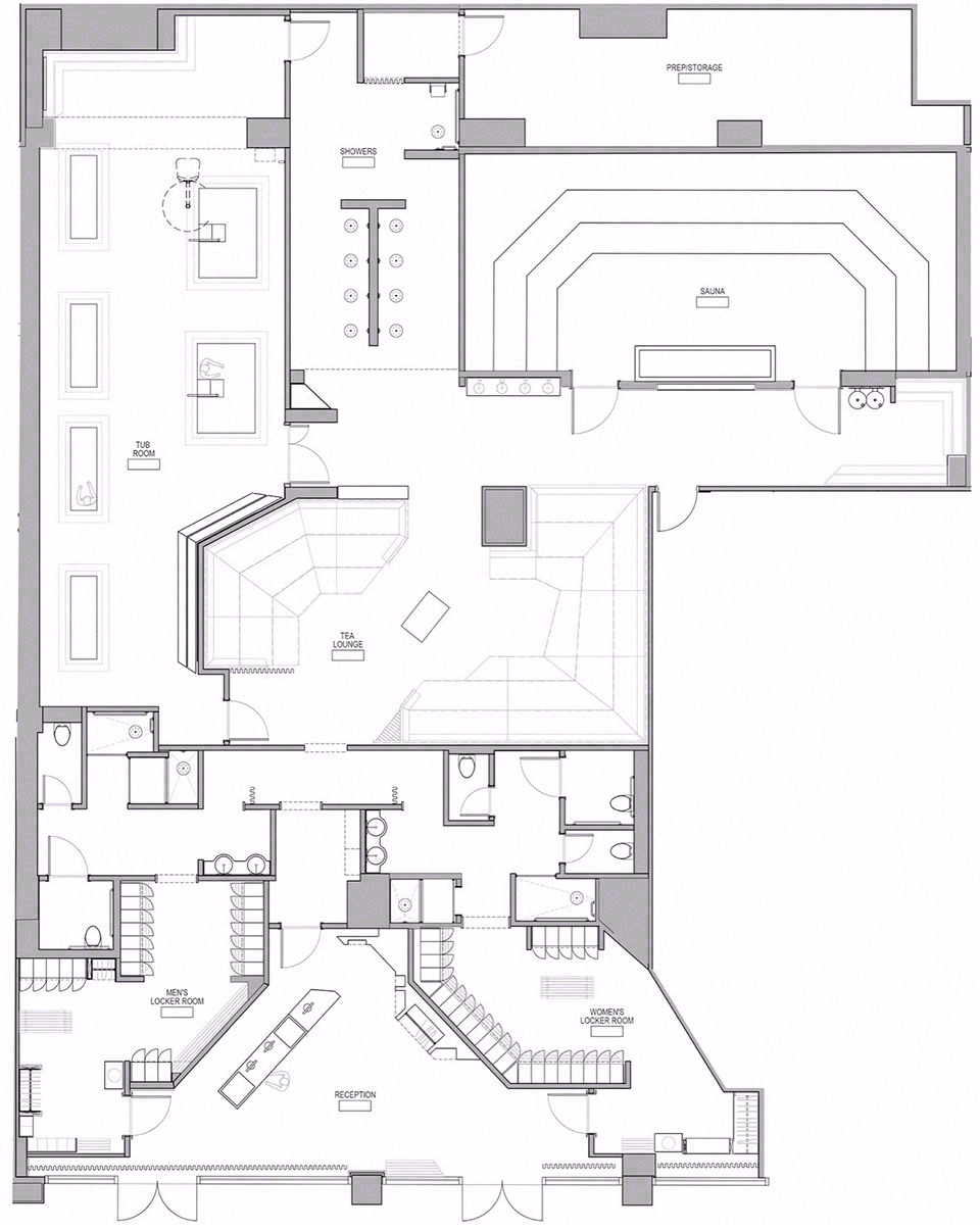 沉浸式社交桑拿和冰浴体验店丨美国纽约丨Futurestudio-51