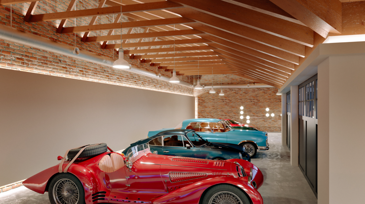 豪宅车库设计丨英国丨Jonathan Clark Architects-63