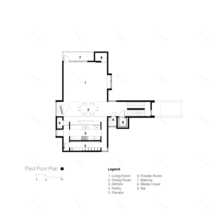 伍德住宅 | 历史艺术区里的现代家园-25