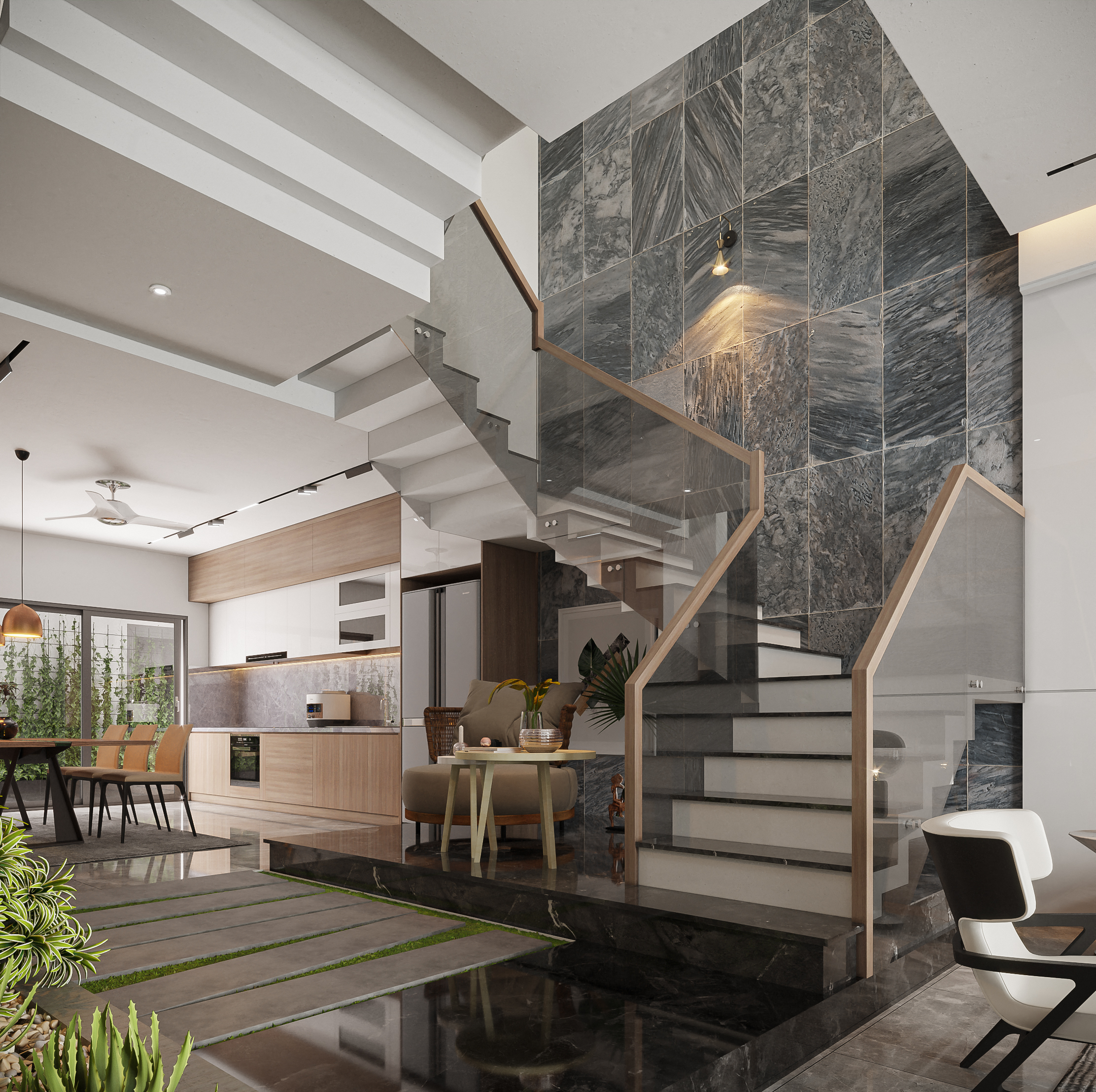 Nội Thất Nhà Phố (T house)-4