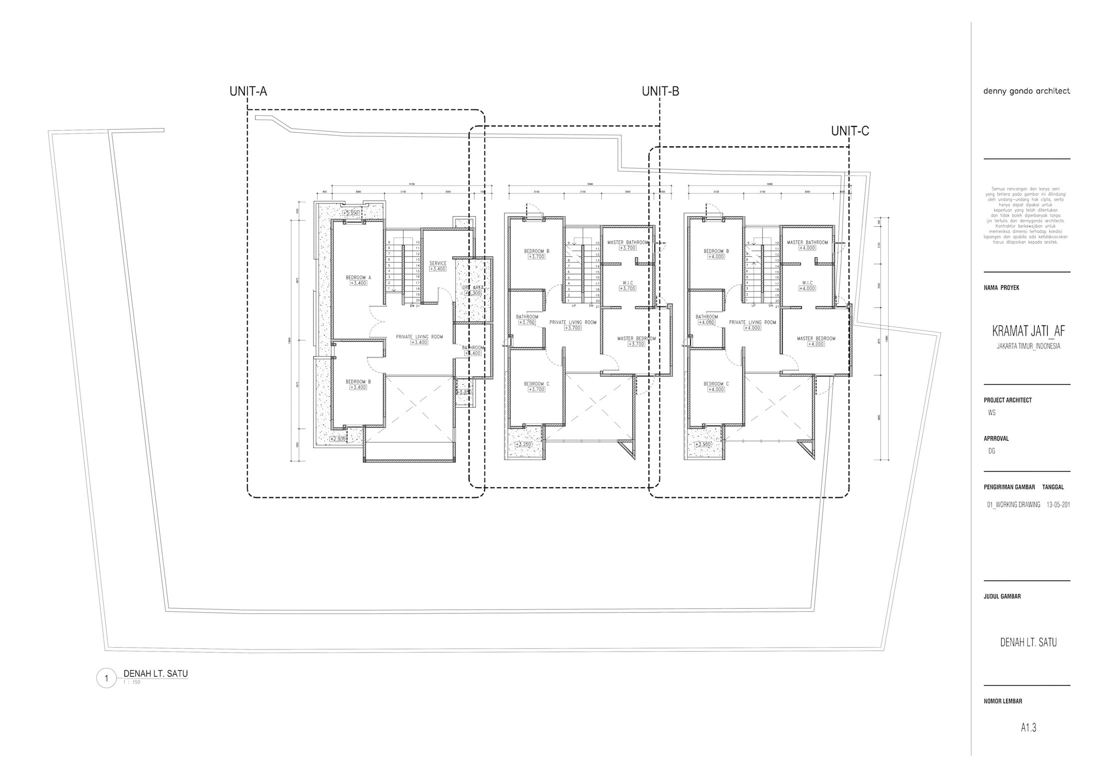 印度尼西亚现代共享住宅 · Kramat Jati House丨PT. Studio Air Putih-25