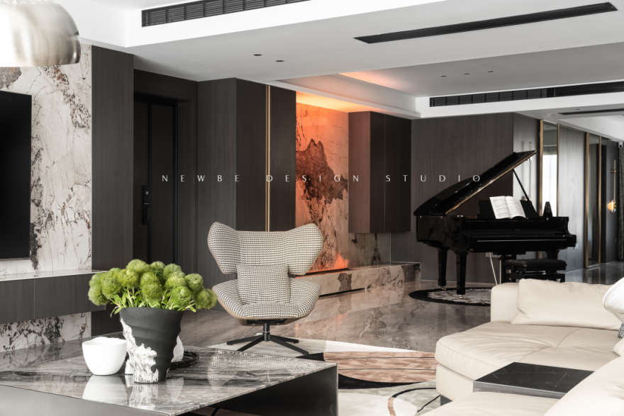 轻奢现代风超大平层设计丨陈丽娟,江怡君-22