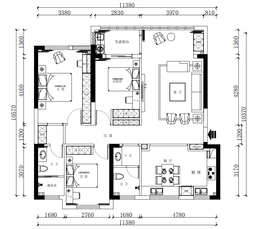 现代简约之家丨中国仙桃-17