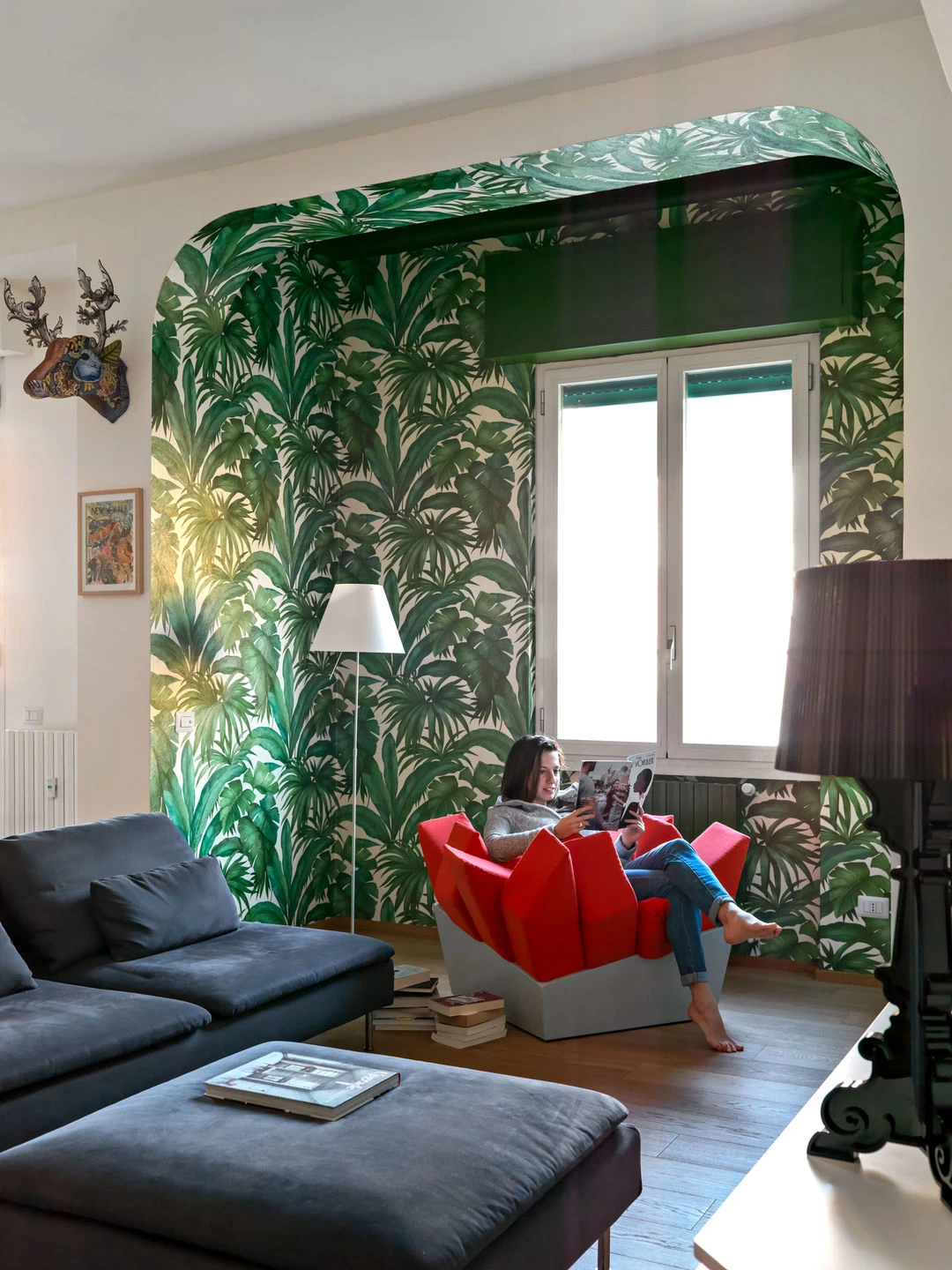 米兰私人住宅的灵活空间设计-8