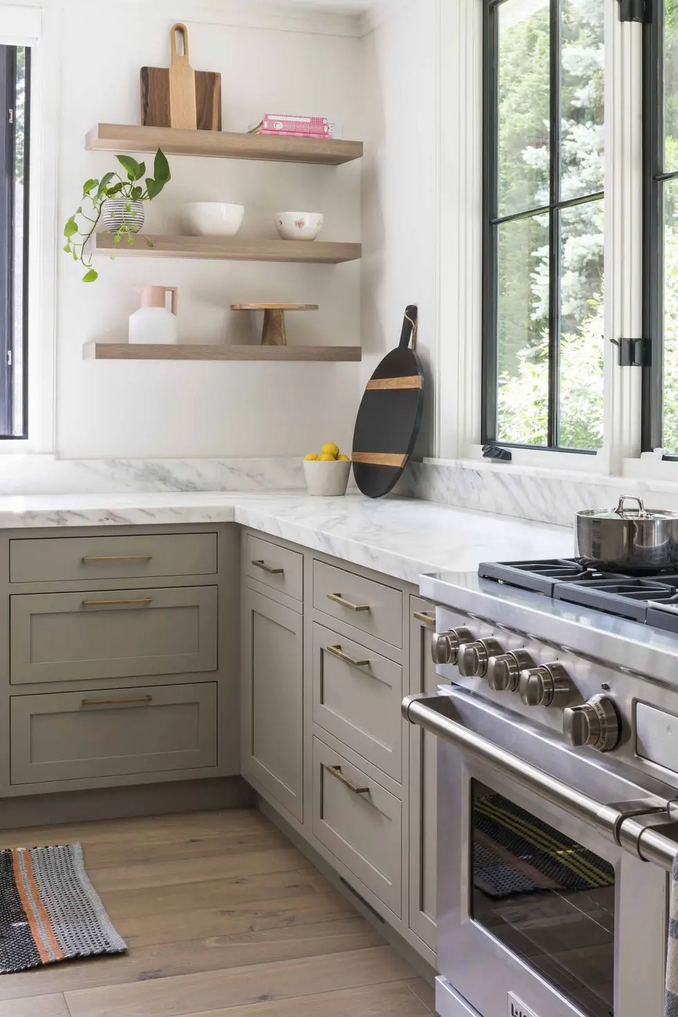 纽约绿意盎然时尚厨房设计-14