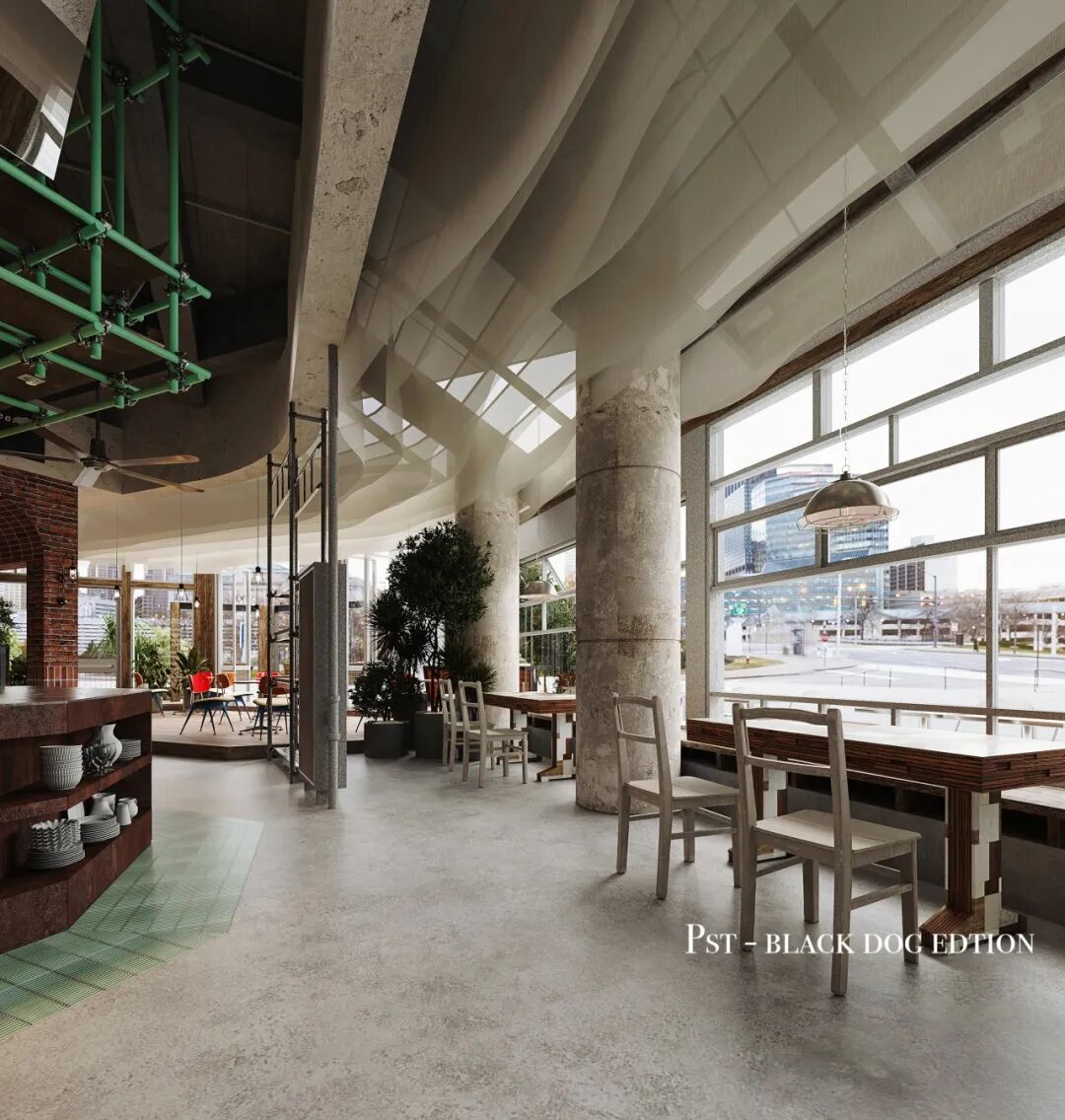 黑犬咖啡馆:停泊在机械时代的航海旧梦 商业空间设计丨YIBEI DESIGN SUZHOU-18