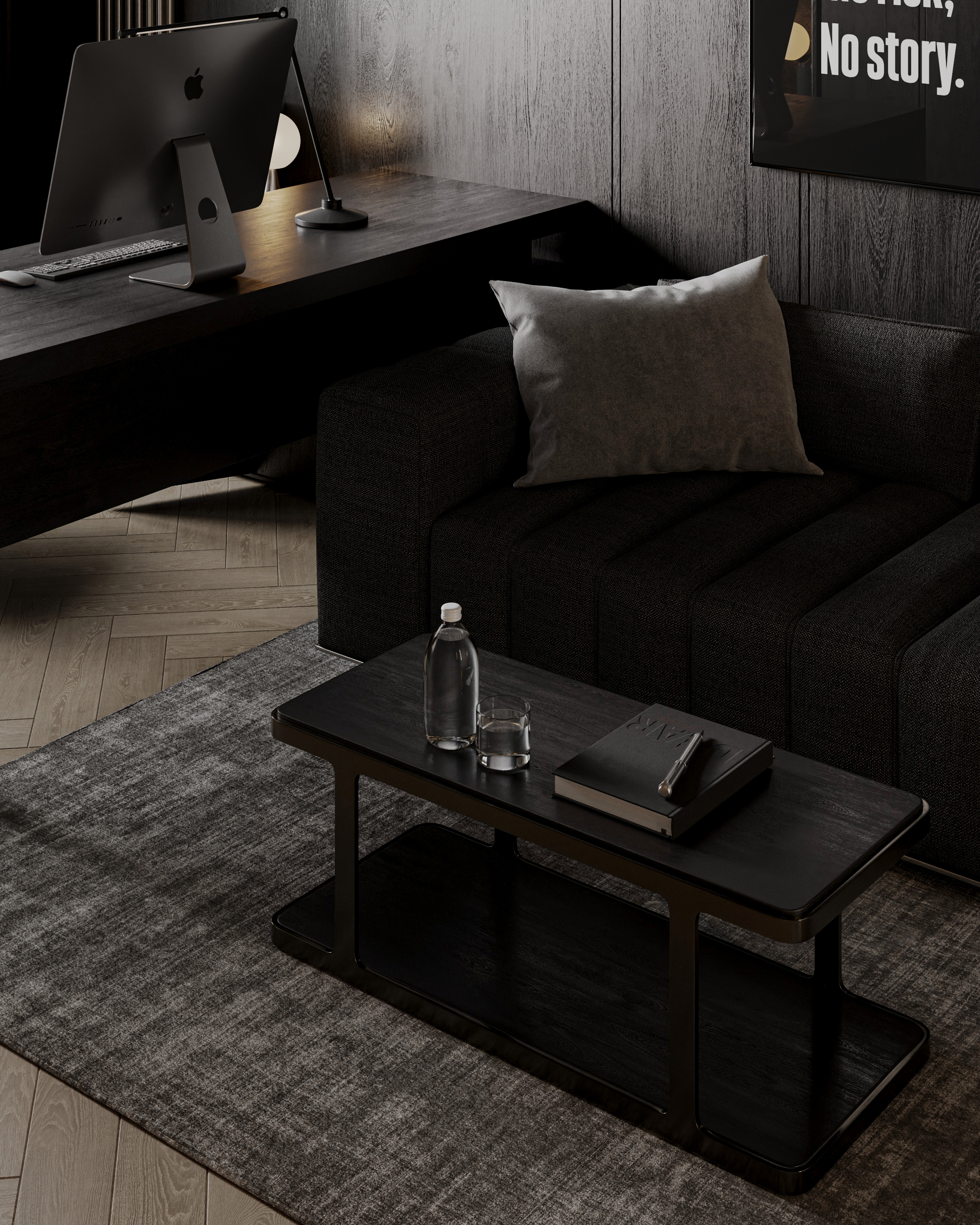 日落家庭办公室丨Sher.Architects-9