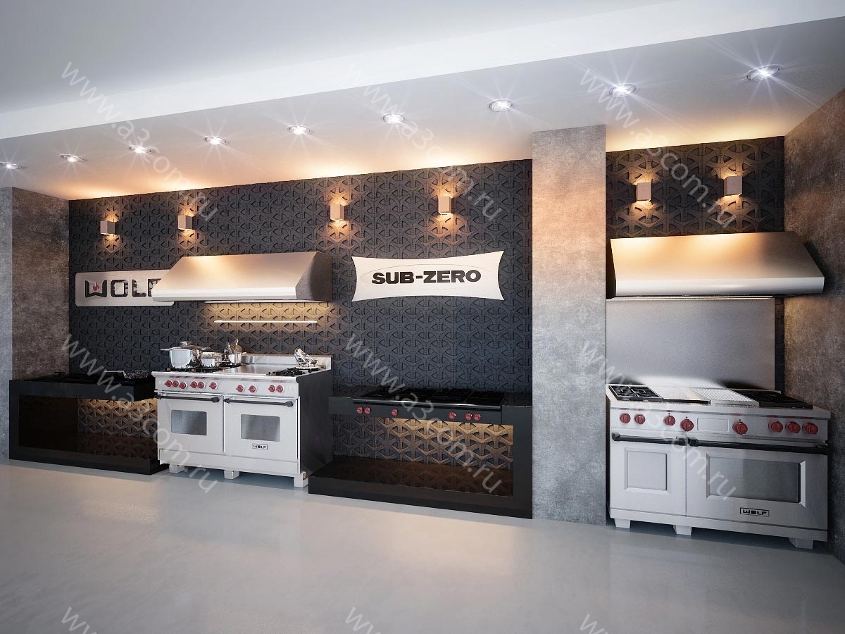 SUB  ZERO技术展厅及厨房家具展厅设计丨Атриком-2