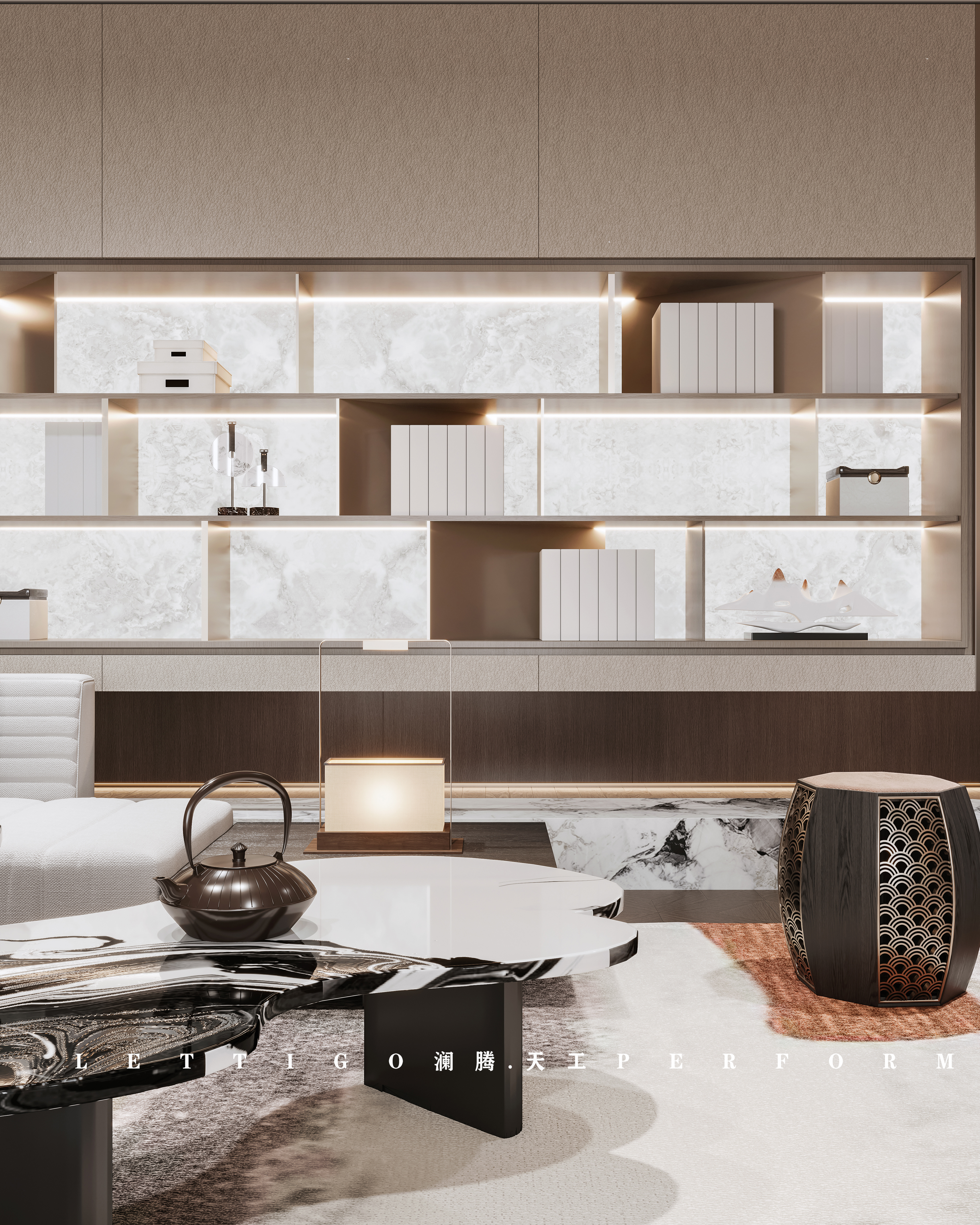 现代中式别墅大宅设计-20