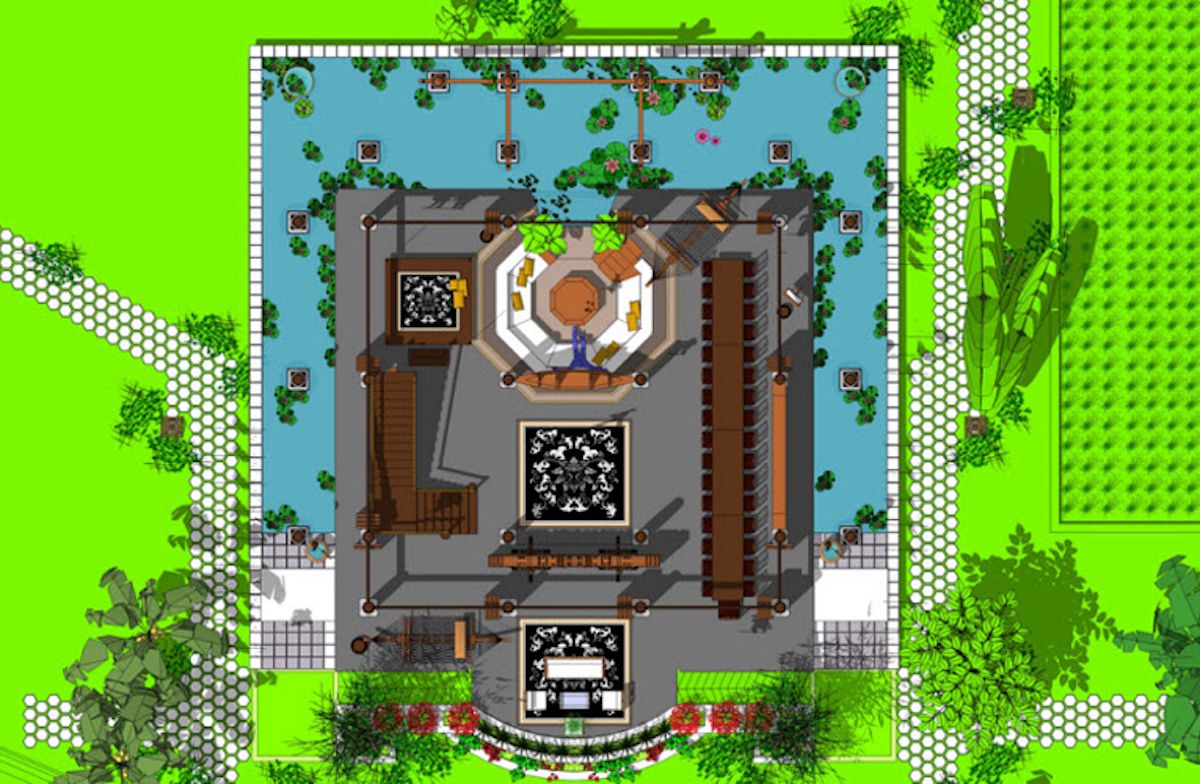 越南南部水乡别墅设计-12