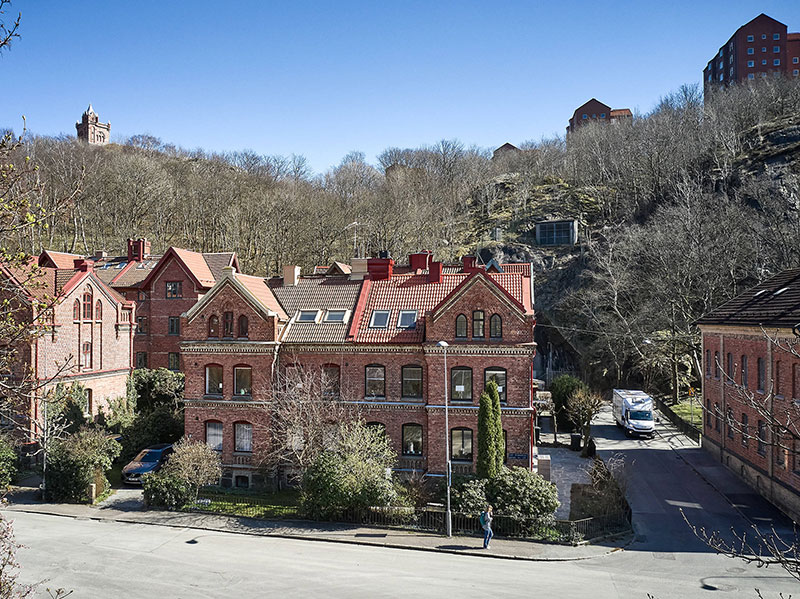 哥德堡 35 平米浪漫公寓，英式红砖建筑内的温馨天地-2