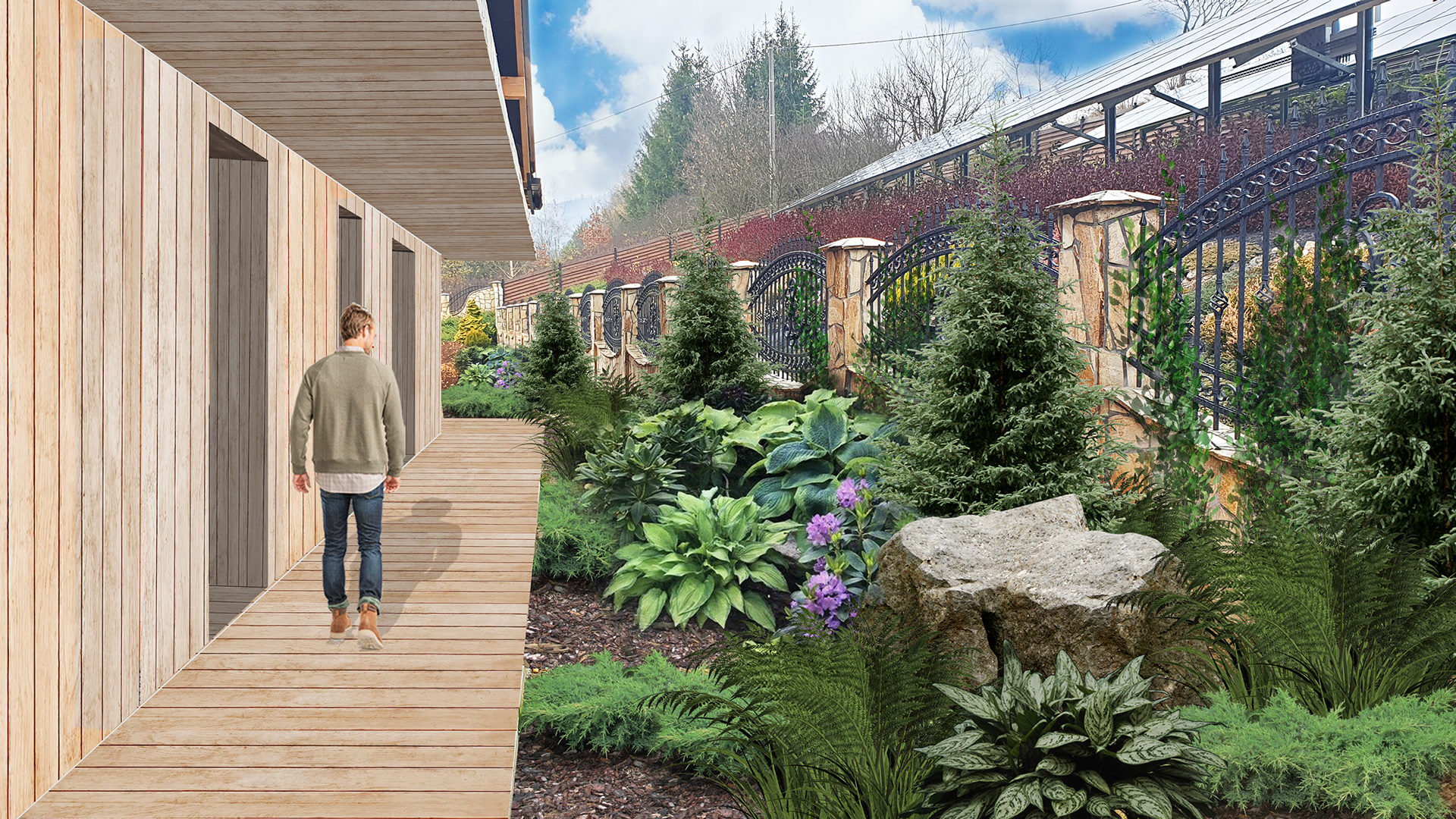 Private Garden On A Slope | Exterior Design-1