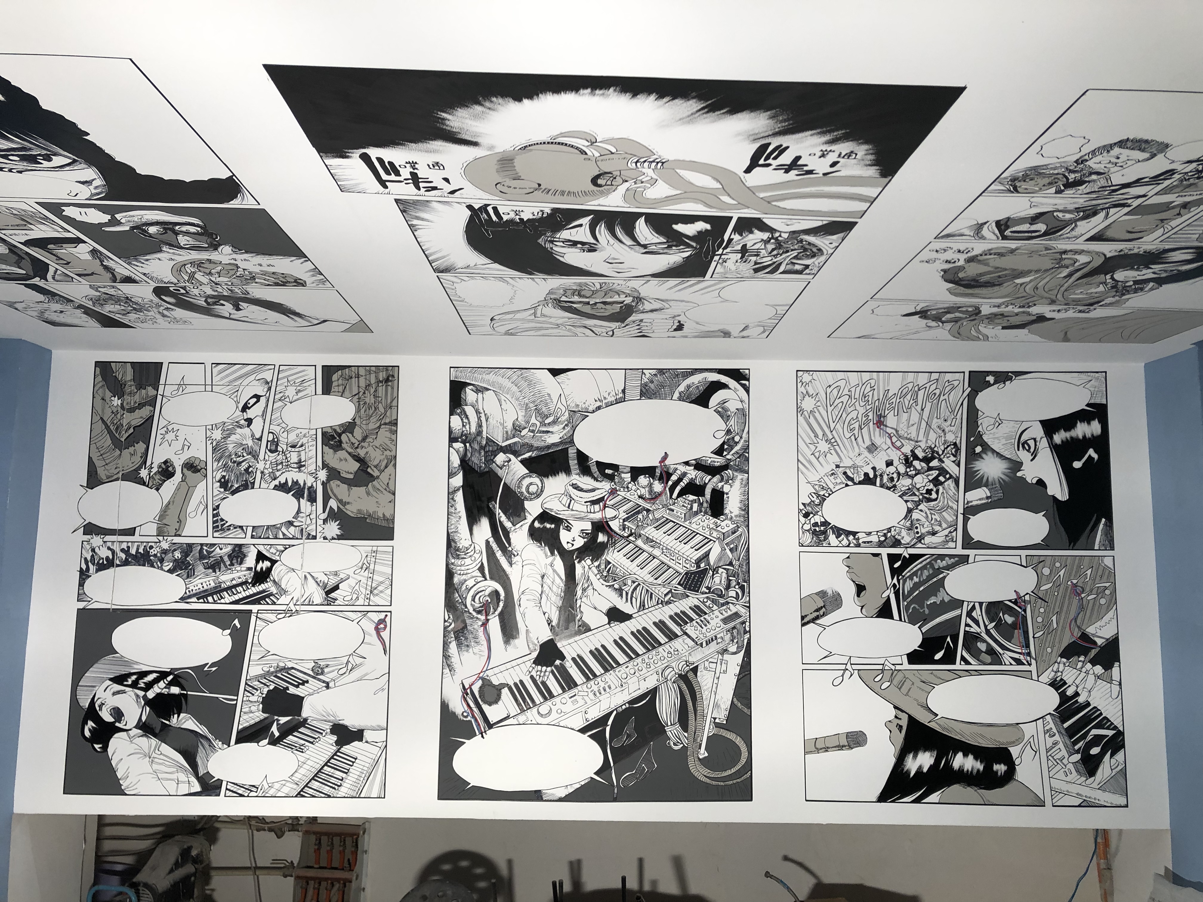 墙体彩绘漫画-5