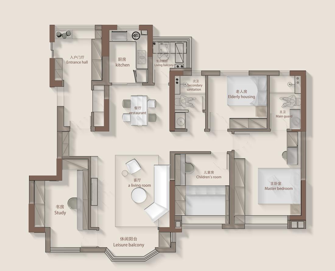 书香“境地”丨成都卢小刚装饰设计-58