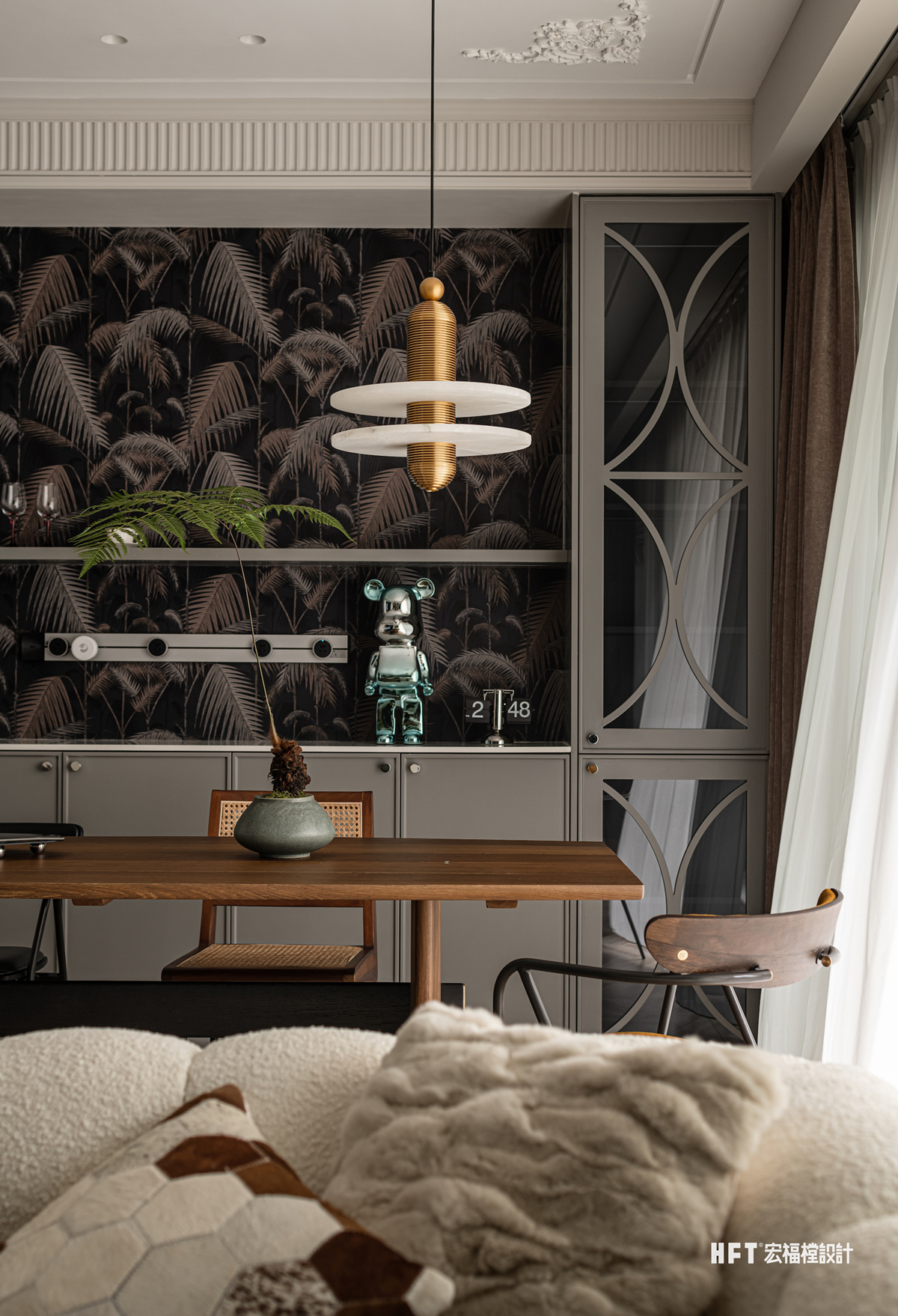 法式混搭住宅设计丨中国成都丨成都宏福樘设计-17