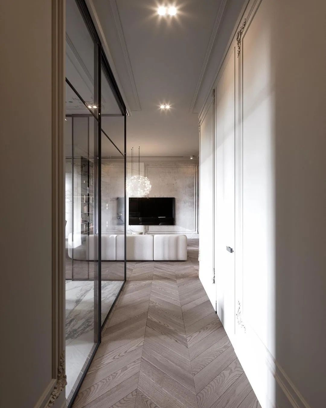 现代奢华 · 水泥灰公寓设计丨Konstantin Kildinov-28