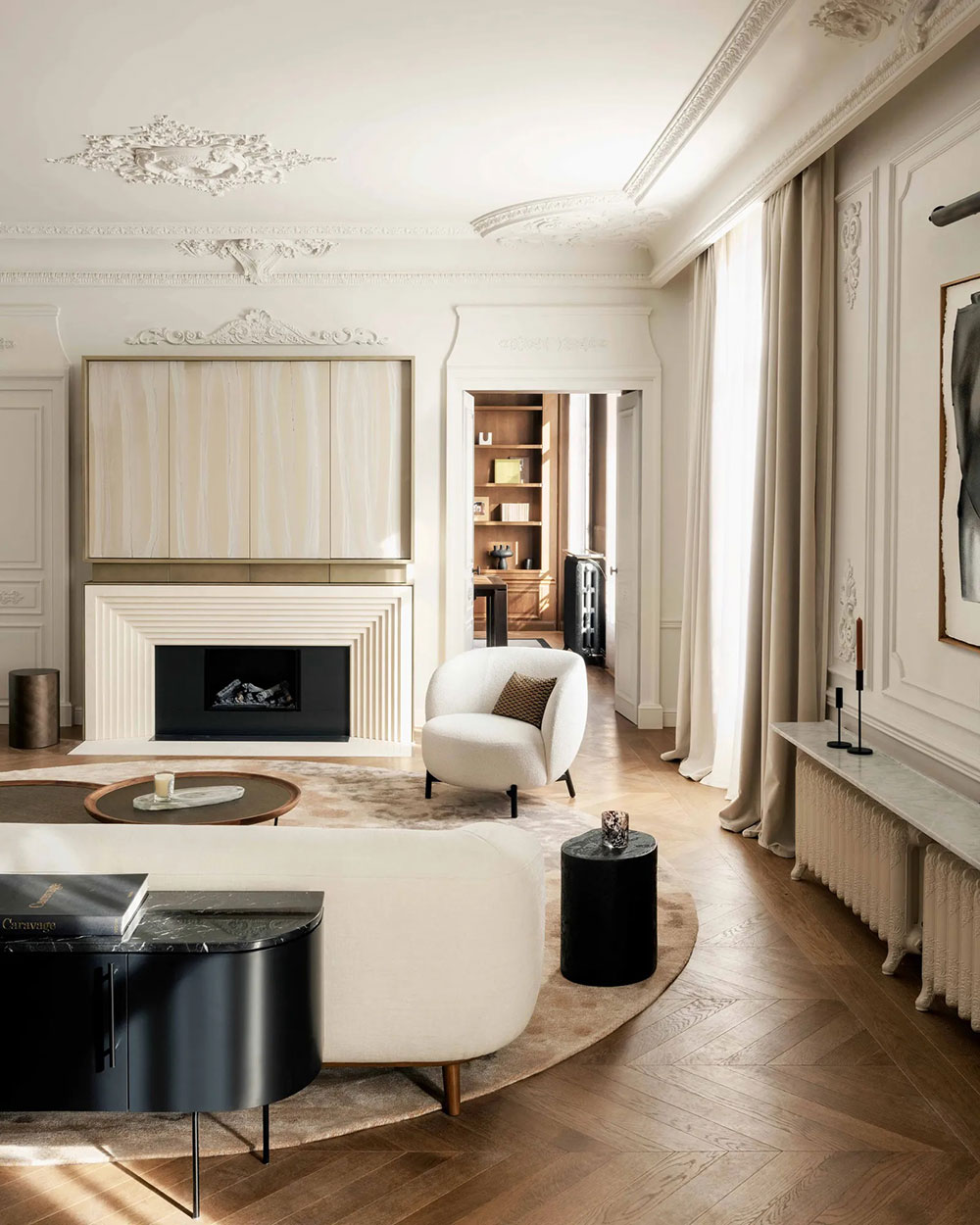 巴黎时尚现代公寓,香港 InSitu 工作室打造-5