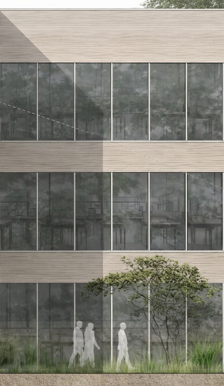 卡塞尔新威廉文理中学丨德国卡塞尔丨盖博建筑设计-13