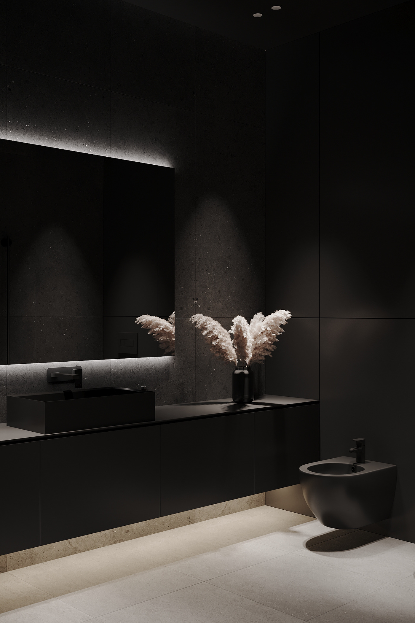 质感黑白灰空间设计  细节超多-22