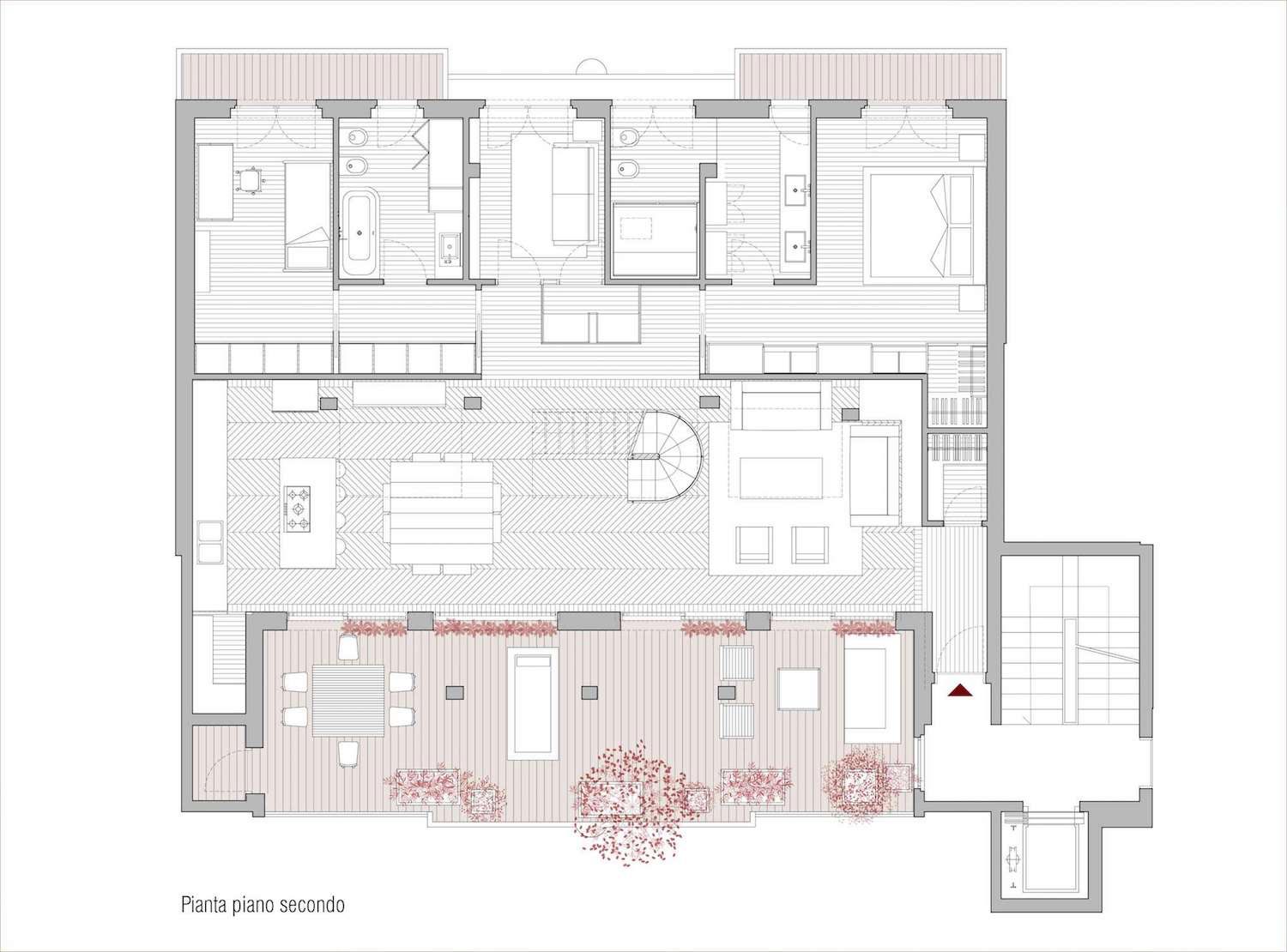 How to use the double height ceiling of a penthouse in a way that creates a sense of openness and transparency   CAANdesign  Architecture and home design blog-21
