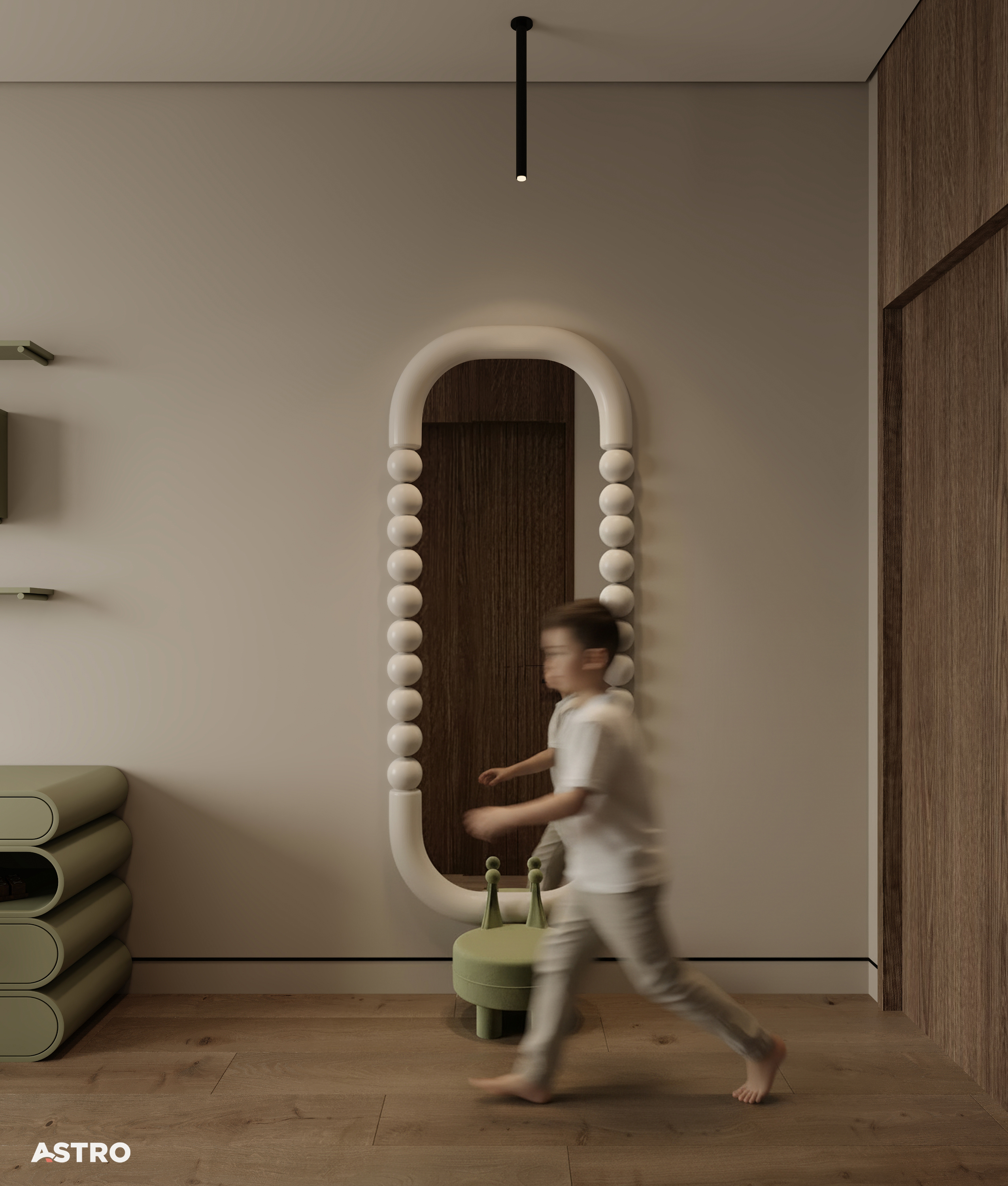 儿童卧室设计丨沙特阿拉伯丨Astro Architects-18