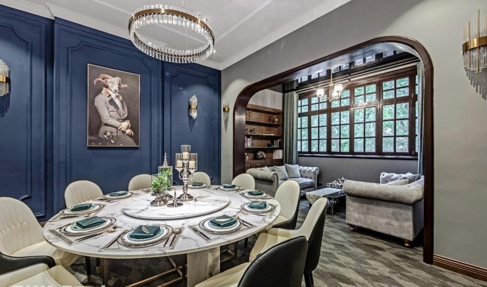 老洋房里的艺术盛宴——现代轻奢与古典韵味的完美融合-33