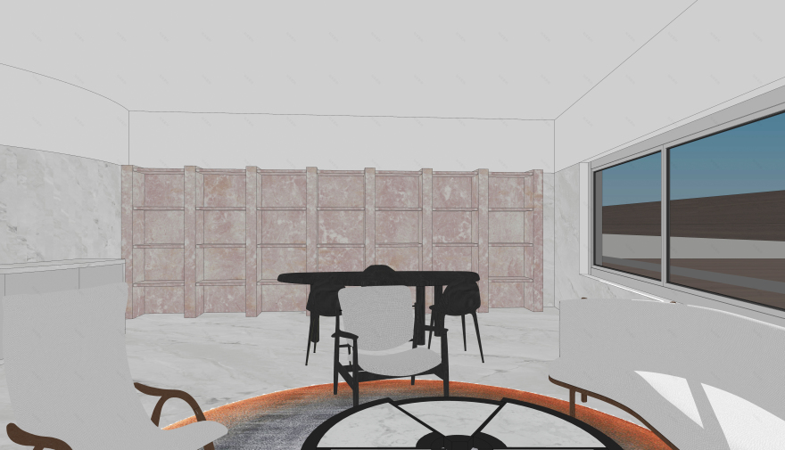 美术培训画室接待厅设计-35