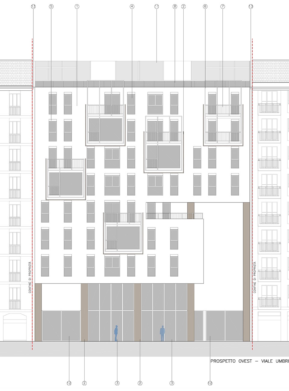 米兰Casa Selene公寓楼丨意大利米兰丨Degli Esposti Architetti-46