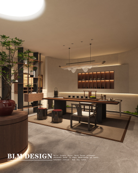 茶室-白龙马效果图