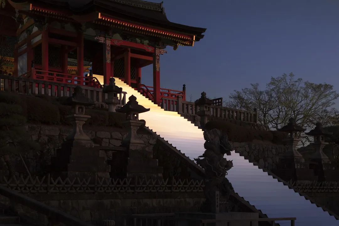 清水寺阶梯上的天空 · nendo 的镜面艺术装置丨日本京都-20
