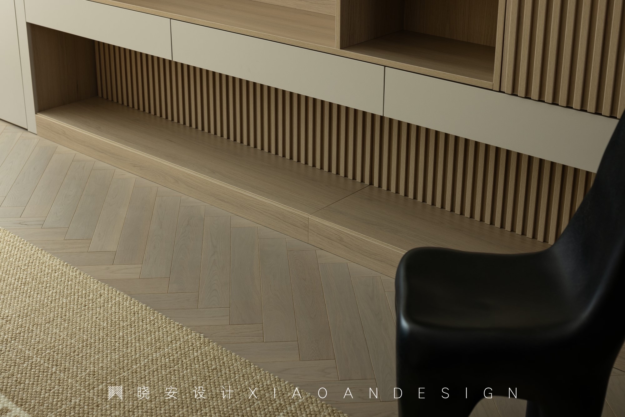 木元素+奶油质感的家丨晓安设计-23