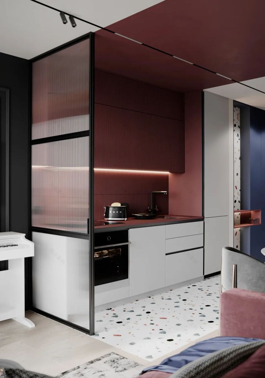 86㎡二居室公寓设计丨意大利丨意大利室内设计师Valeria Mahu-54