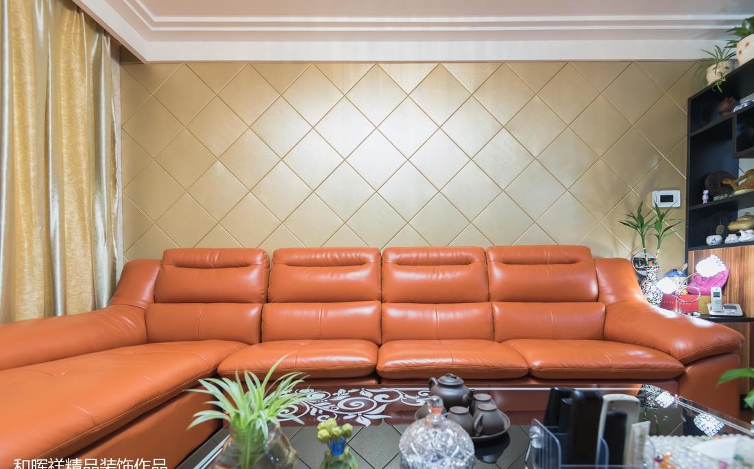 金色奢华混搭，打造家居空间小确幸-2