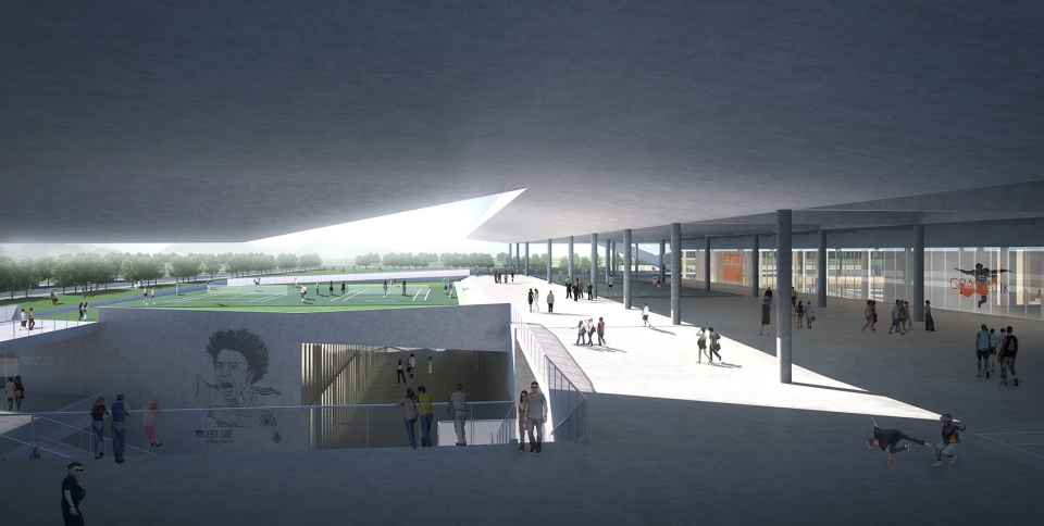 大浪文体中心中标方案 · 立方设计打造城市新地标-25