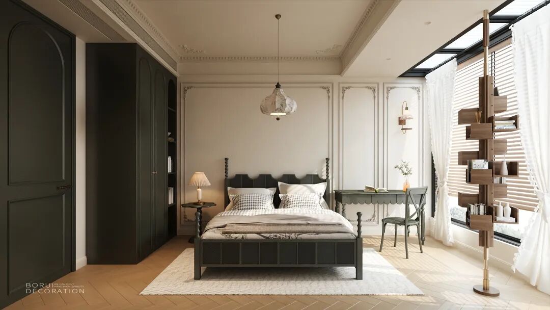 138㎡法式复古|当新古典遇上现代生活，独特的优雅对话-42