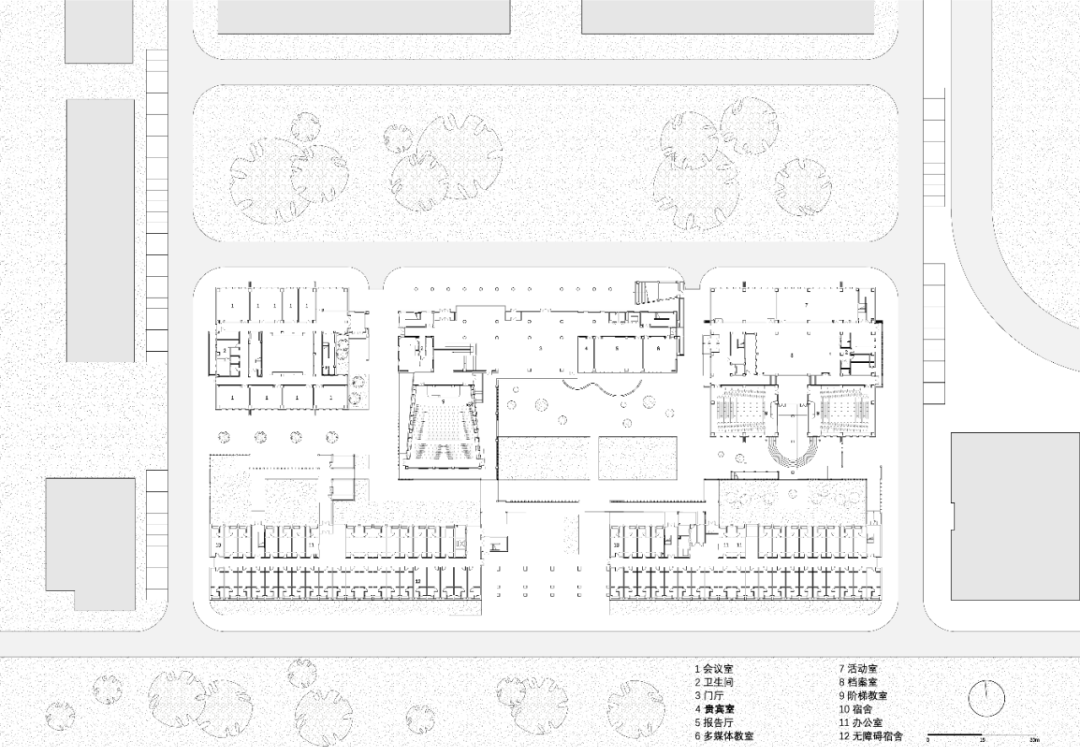 新疆塔里木大学新校区国际交流学院丨中国阿拉尔丨中国建筑设计研究院-18