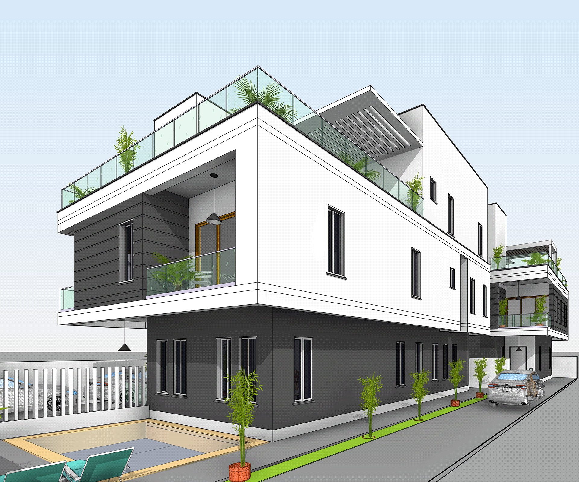 MAGODO PH 1 私人住宅丨尼日利亚拉各斯丨WILTSHERE 建筑事务所-15