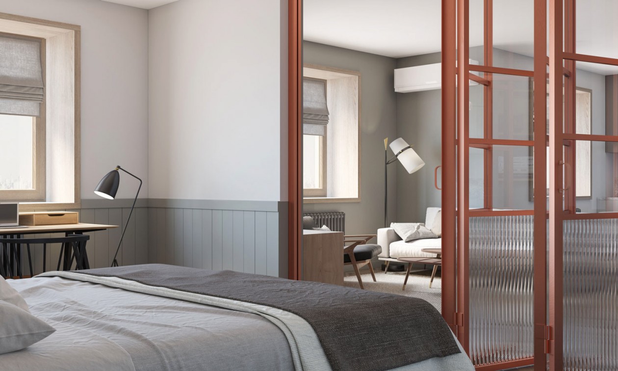 圣彼得堡68㎡小空间设计 既柔软又宁静-14