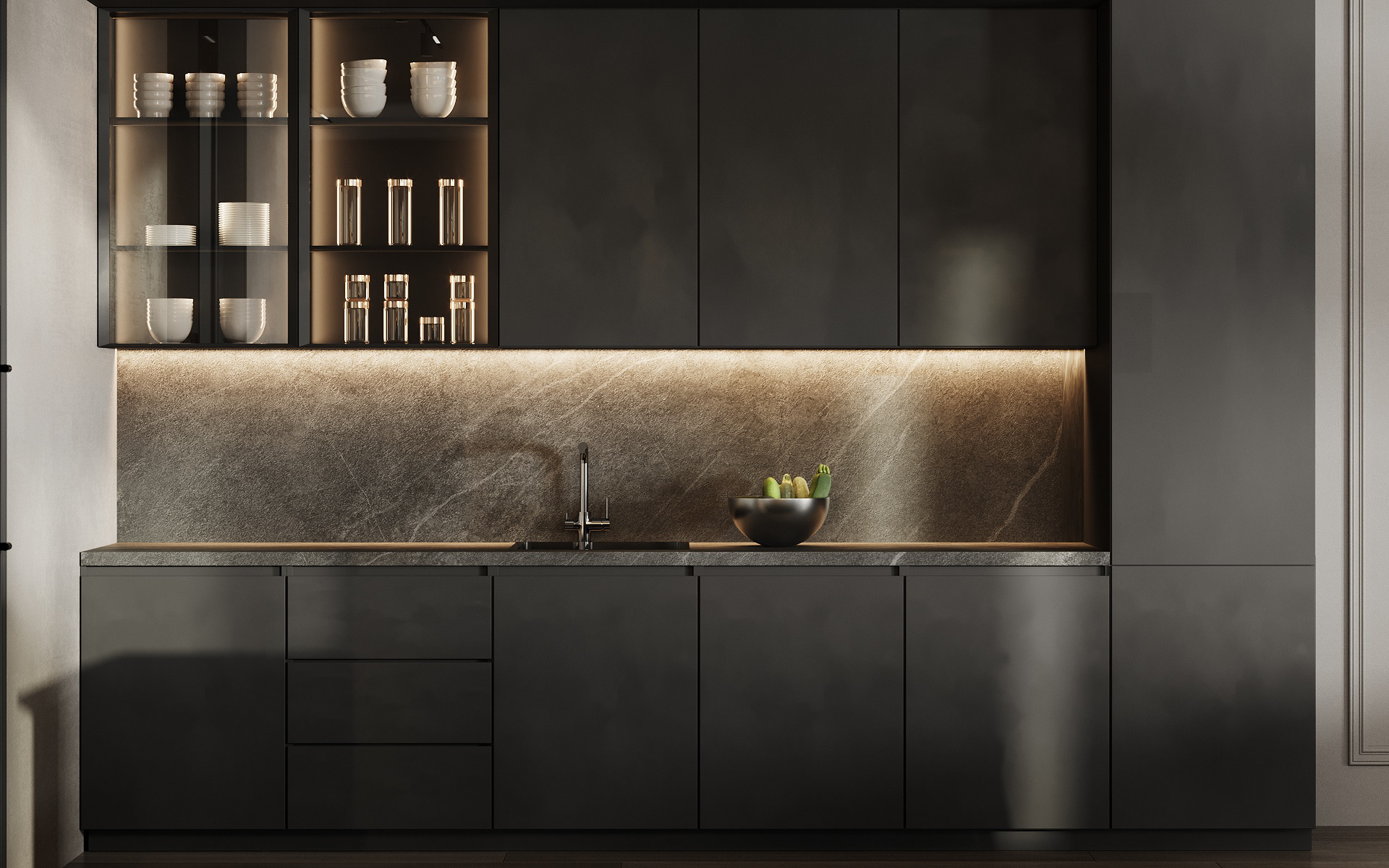 高级灰色系住宅设计 超高级！-5