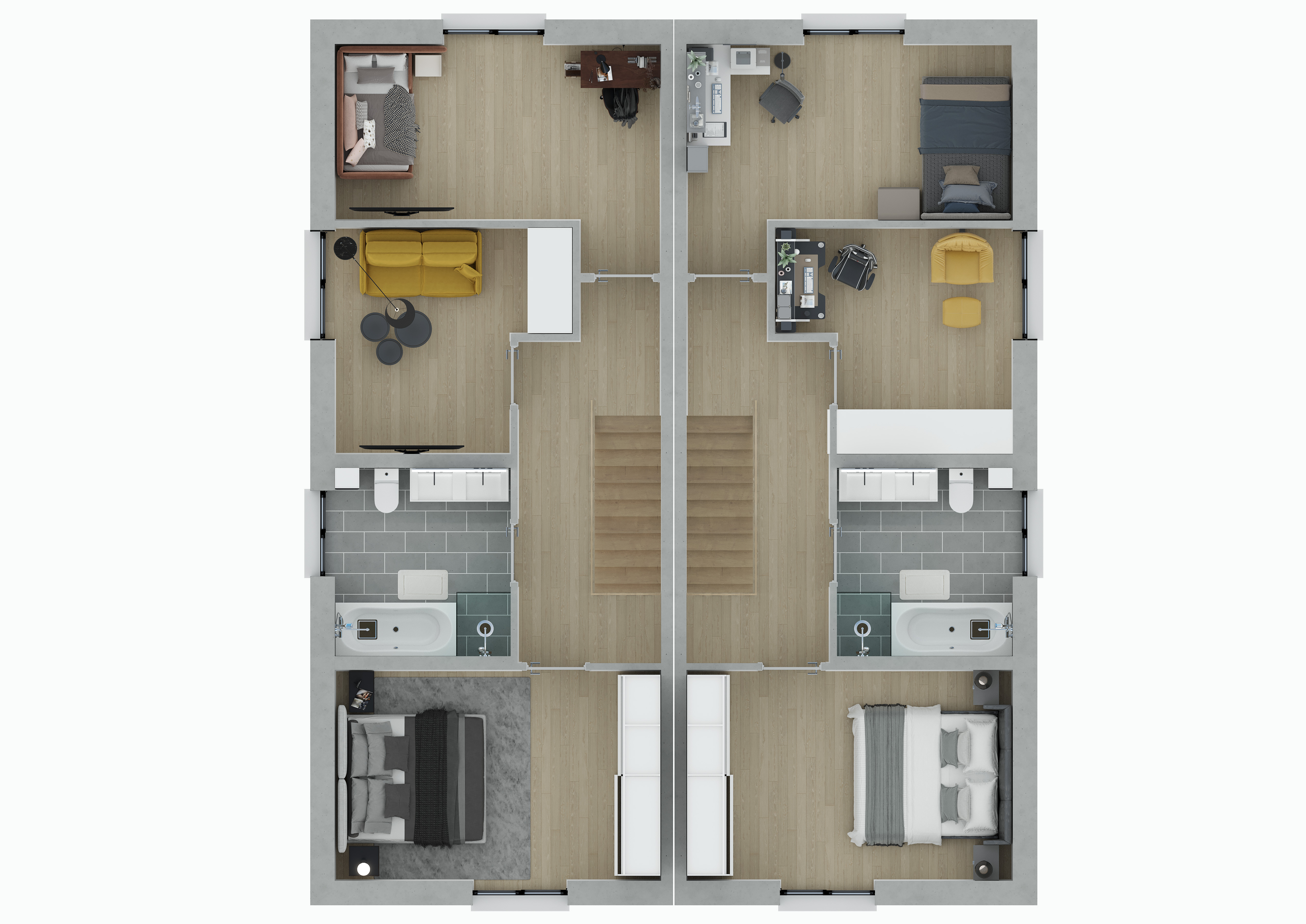 租房子；租房子住；租房居住（在不同语境可有不同更准确的表达，常规宽泛理解为租房子 ） 丨德国丨Aksonenko Design-21