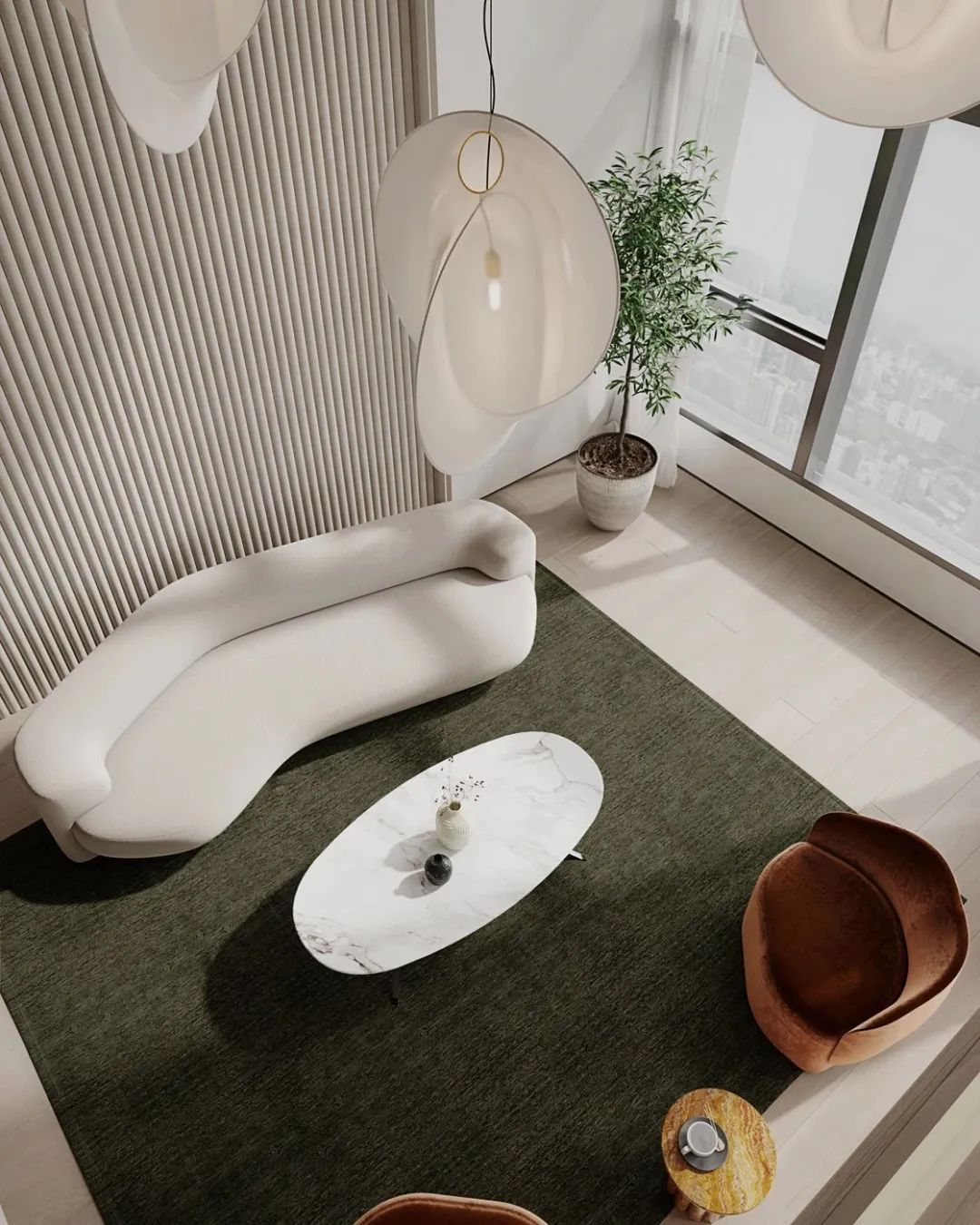 奶油风邂逅北欧雅致丨中国深圳丨戴勇设计-15