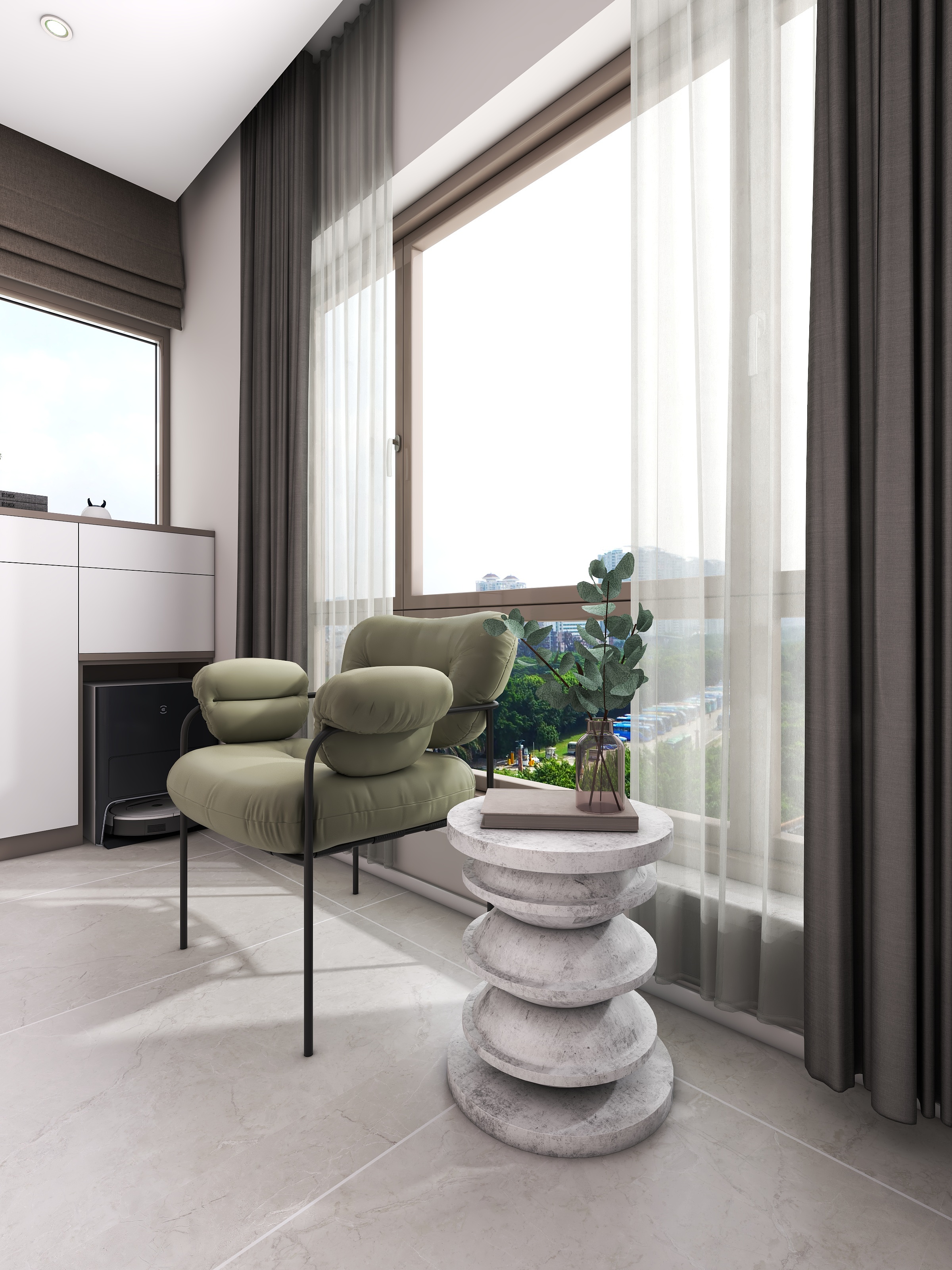 四川成都朗基香颂天府二期（113平方现代简约四居室）-32